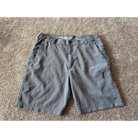 Wrangler Outdoor Series Shorts Men's 38 Lightweight Quick Dry‎ Walking Gray Flex - Picture 1 of 8